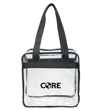 BLK25-2301-42 - Game Day Clear Zippered Safety Tote