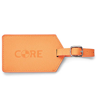 Toscano Leather Luggage Tag