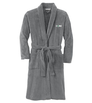 Ladies' Plush Microfleece Shawl Collar Robe