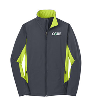 CO1-J318 - Core Colorblock Soft Shell Jacket