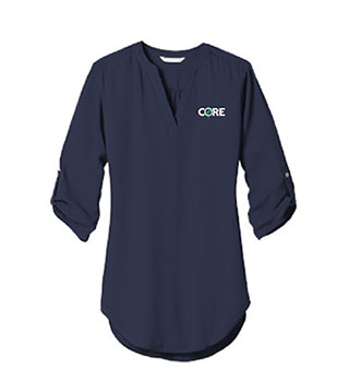 Ladies' 3/4- Sleeve Tunic Blouse