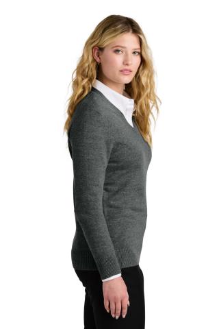Ladies Easy Care V-Neck Sweater