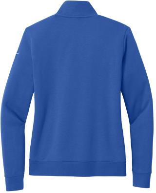 Ladies Club Fleece Sleeve Swoosh 1/2-Zip